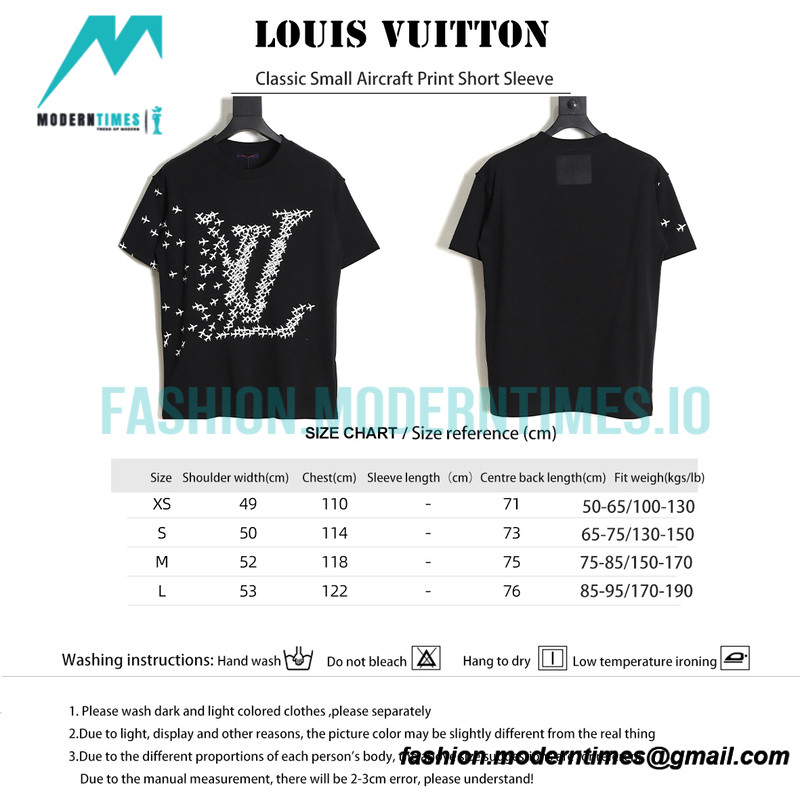 Louis Vuitton - Classic Small Aircraft Print Short Sleeve