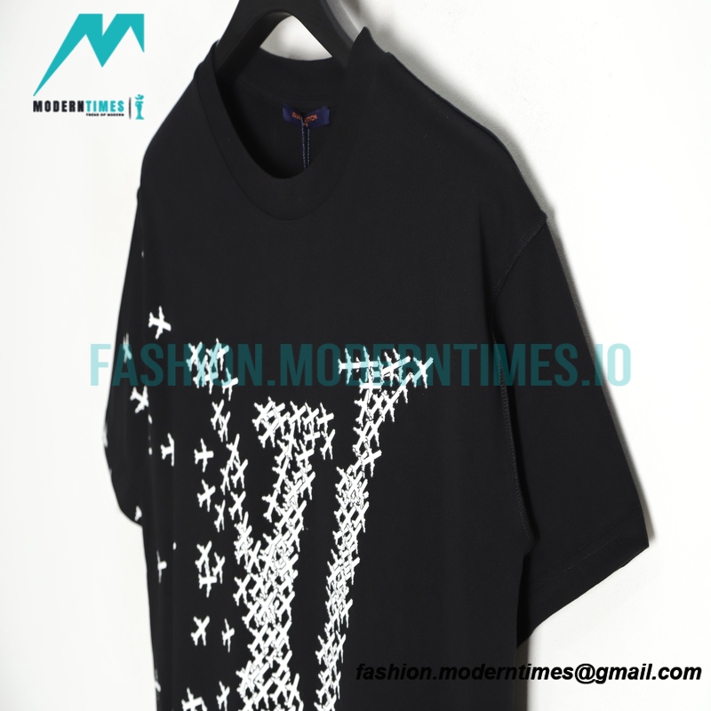Louis Vuitton - Classic Small Aircraft Print Short Sleeve