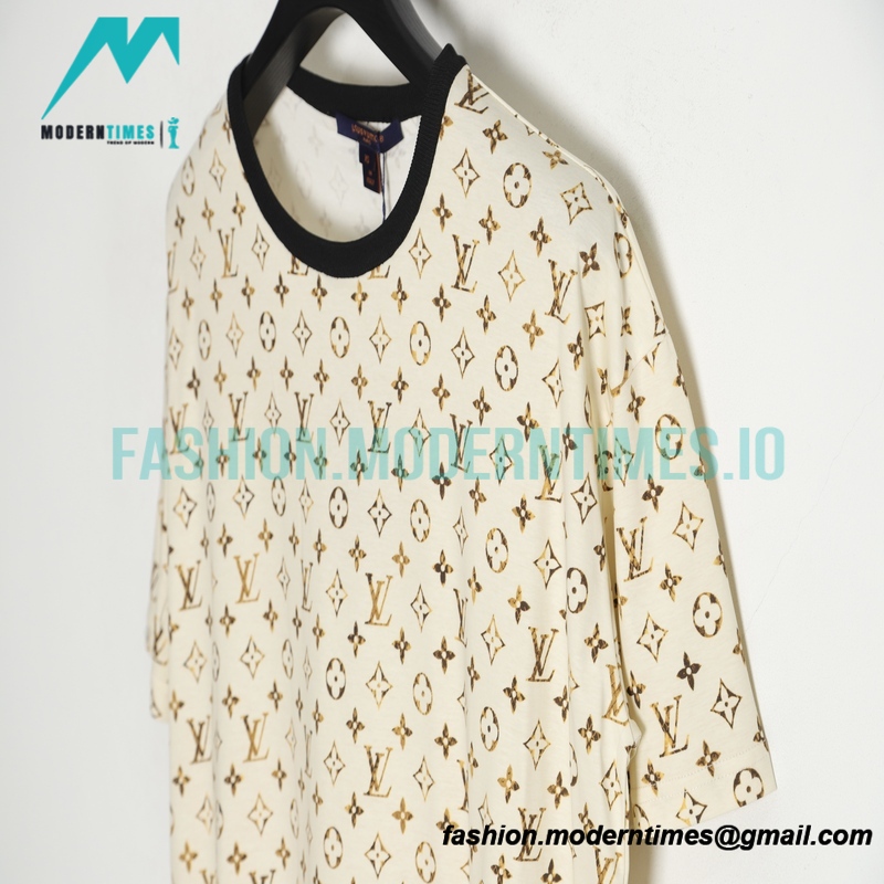 Louis Vuitton - 23ss Mottled Presbyteria Full Print Short Sleeve