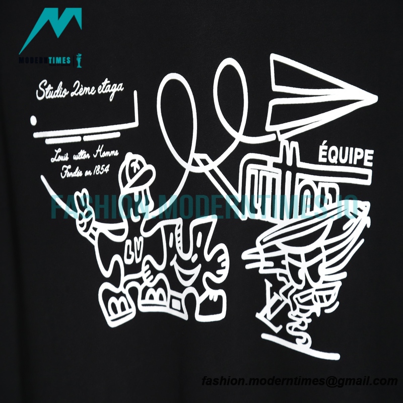 Louis Vuitton - Aircraft Sketch Print Short Sleeve