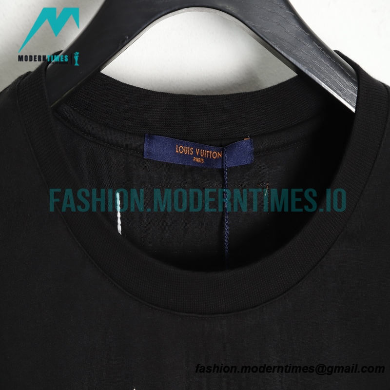 Louis Vuitton - 23SS Line Embroidered Short Sleeve T-shirt