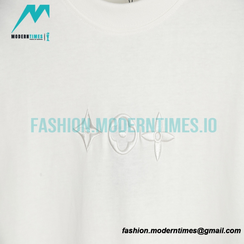 Louis Vuitton - 23FW New Three-flower Embroidered Short Sleeve