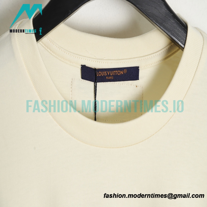 Louis Vuitton - 22ss Fake Pocket Letter Print Short Sleeve