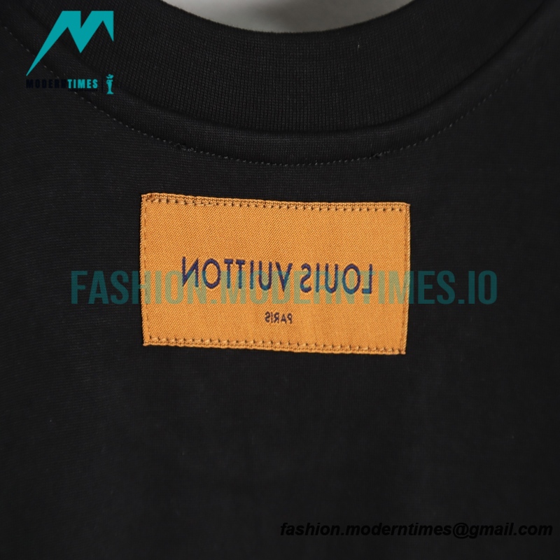 Louis Vuitton - 22ss Fake Pocket Letter Print Short Sleeve