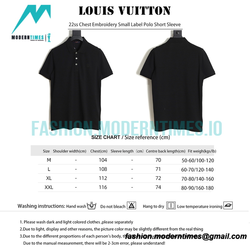 Louis Vuitton - 22ss Chest Embroidery Small label Polo Short Sleeve