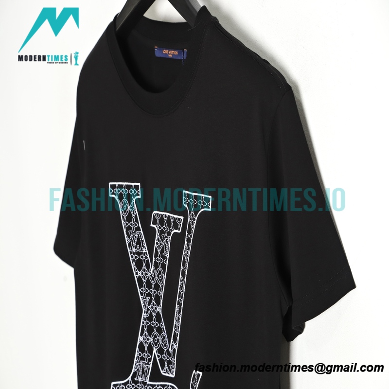 Louis Vuitton - 23ss Presbytery Embroidery Letter Short Sleeve