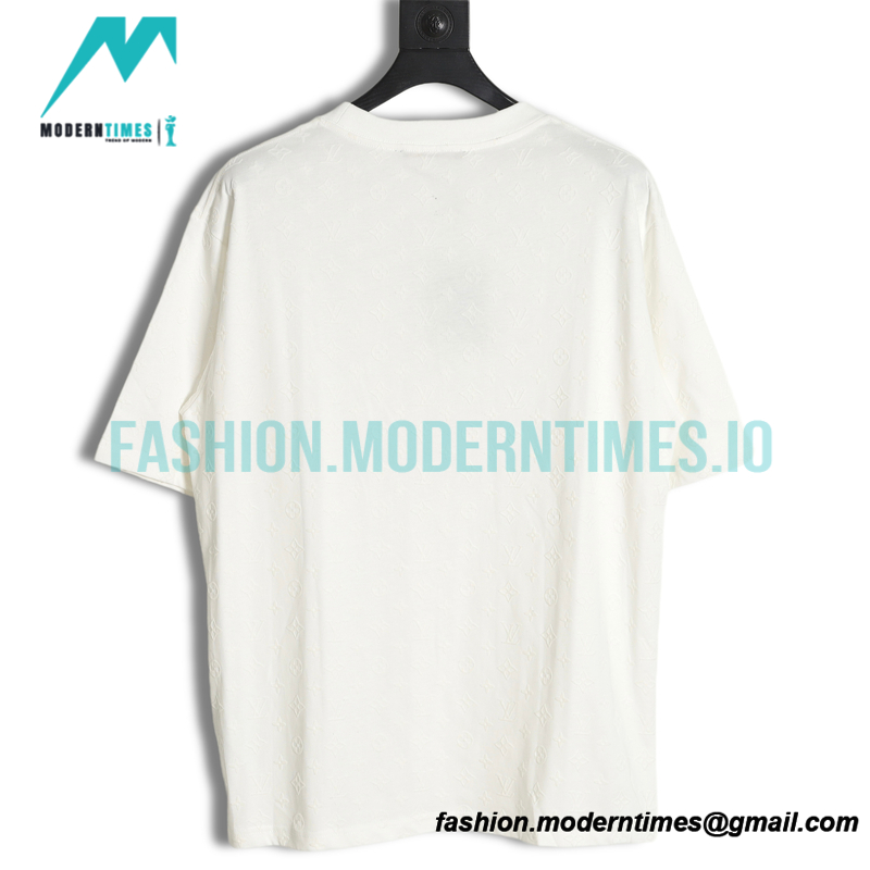 Louis Vuitton - 23ss Full Print presbysia Flocked Short Sleeve T-shirt