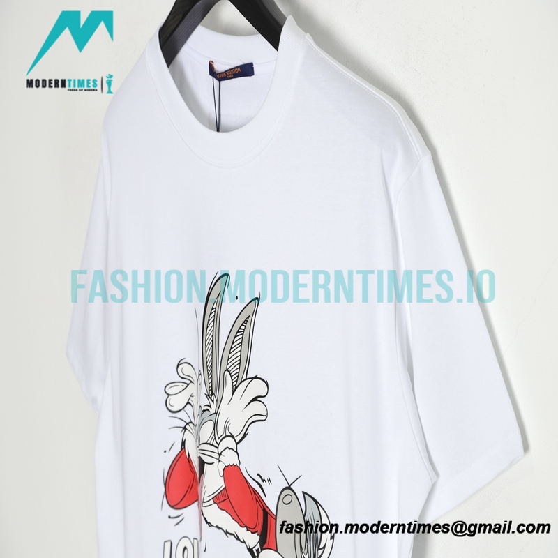 Louis Vuitton - 23ss Tongue Rabbit Print Short Sleeve