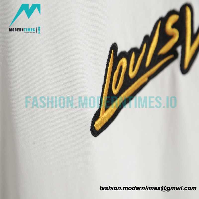Louis Vuitton - 23ss Embroidered Letter Short Sleeve