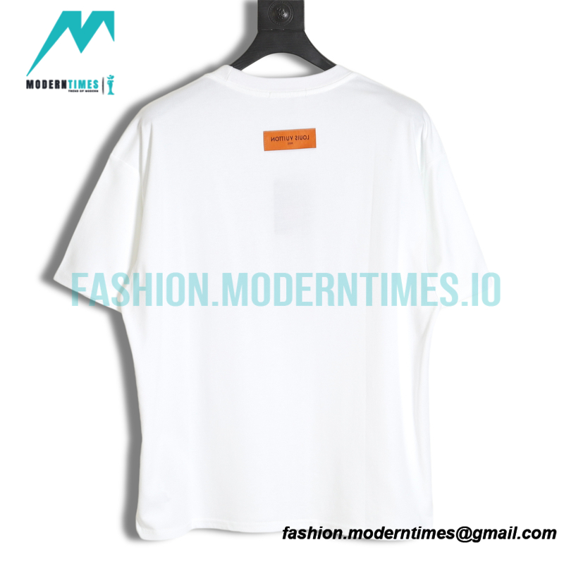 Louis Vuitton - 23ss Colorful Graffiti Letter Short Sleeve T-shirt
