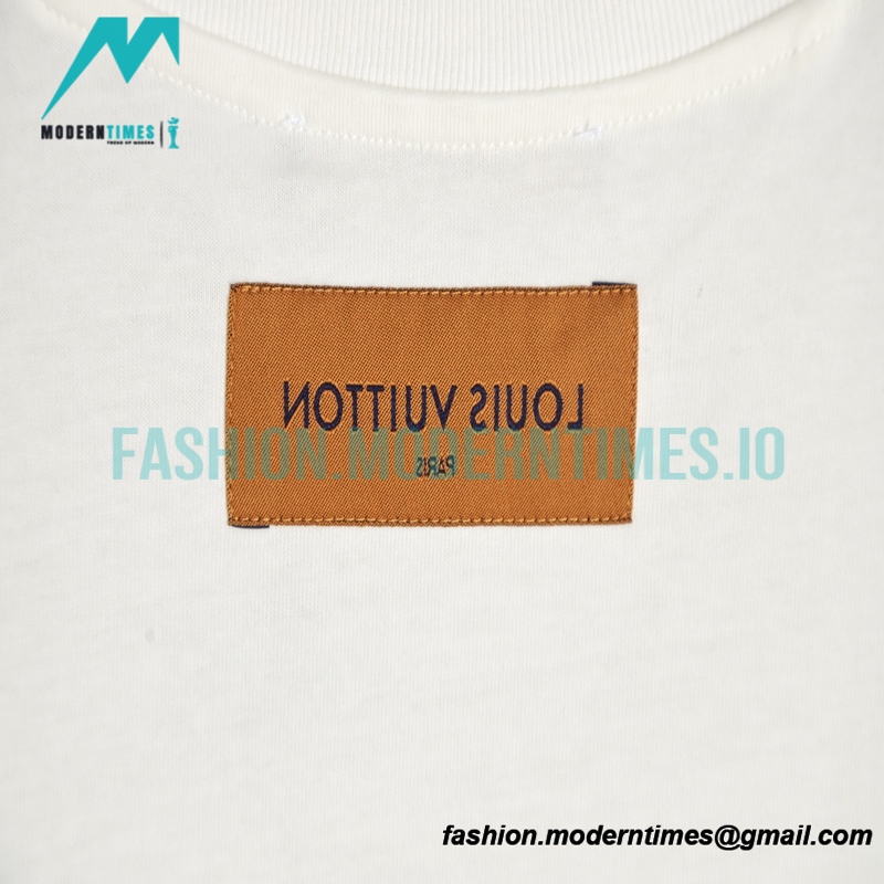 Louis Vuitton - 23ss Toothbrush Embroidered Letter Short Sleeve