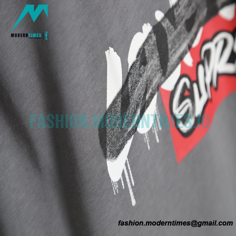 Louis vuitton - Supreme 2023 Co-branded Graffiti Print Crewneck Short Sleeve T-shirt