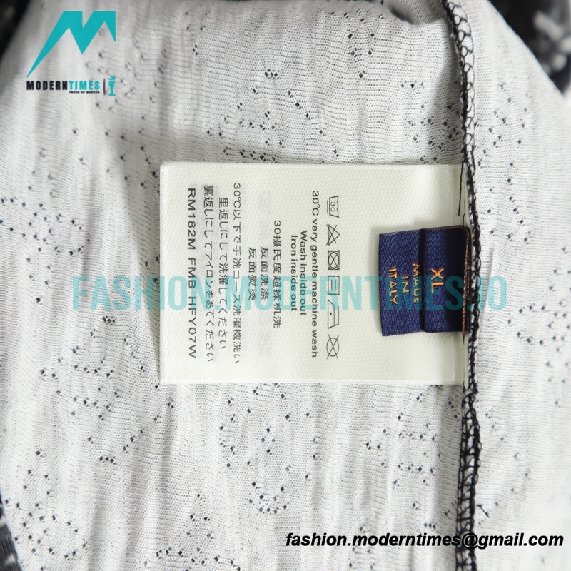 Louis Vuitton - 23Fw Overlay Perspective Mesh Full Print Short Sleeves