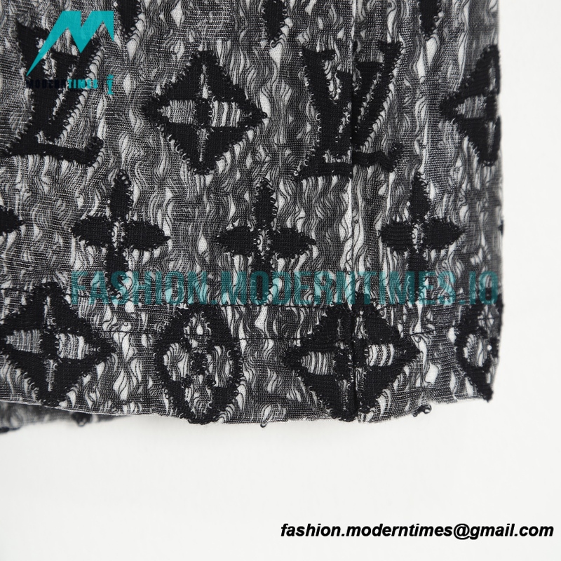 Louis Vuitton - 23Fw Overlay Perspective Mesh Full Print Short Sleeves