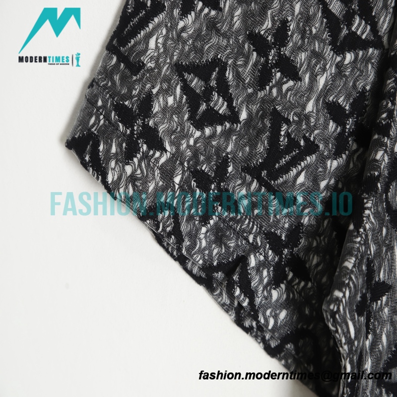 Louis Vuitton - 23Fw Overlay Perspective Mesh Full Print Short Sleeves