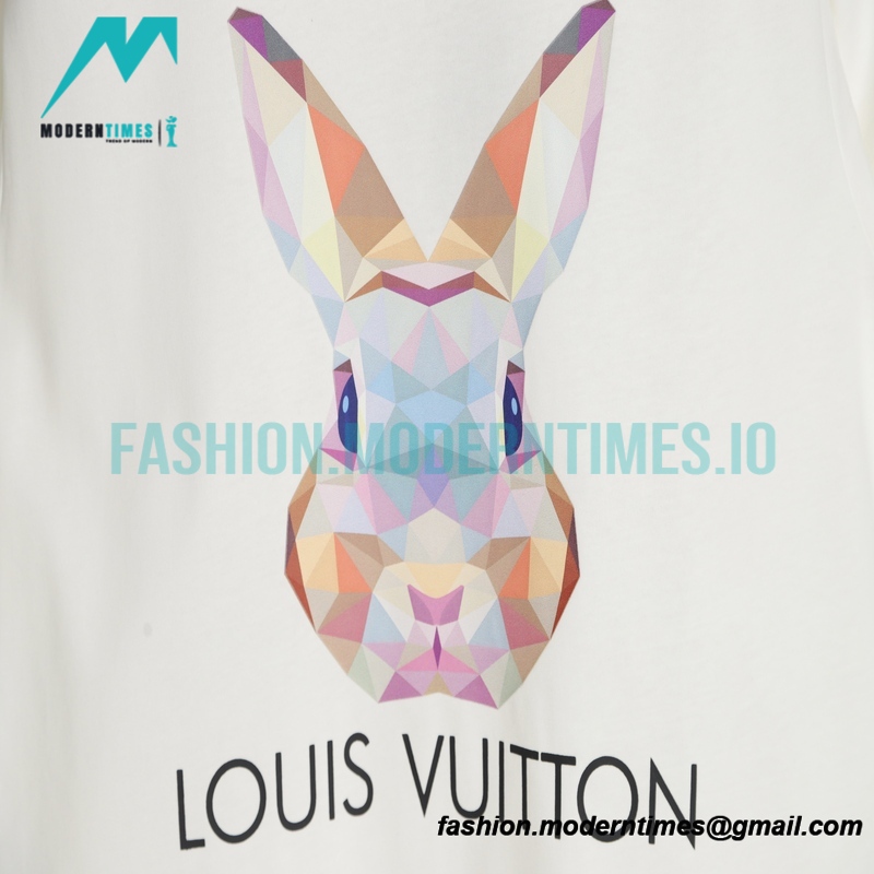 Louis Vuitton - 23ss 3D Rabbit Print Short Sleeve