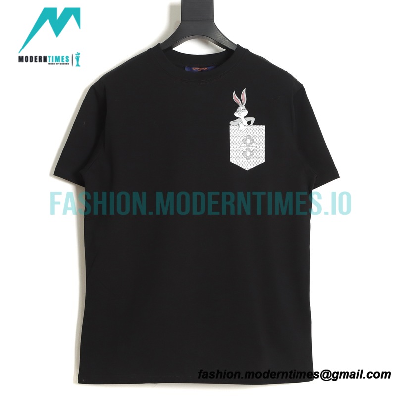 Louis Vuitton - 23ss Fake Pocket Looney Tunes Printed Short Sleeve