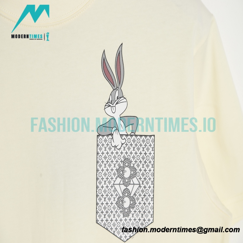 Louis Vuitton - 23ss Fake Pocket Looney Tunes Printed Short Sleeve