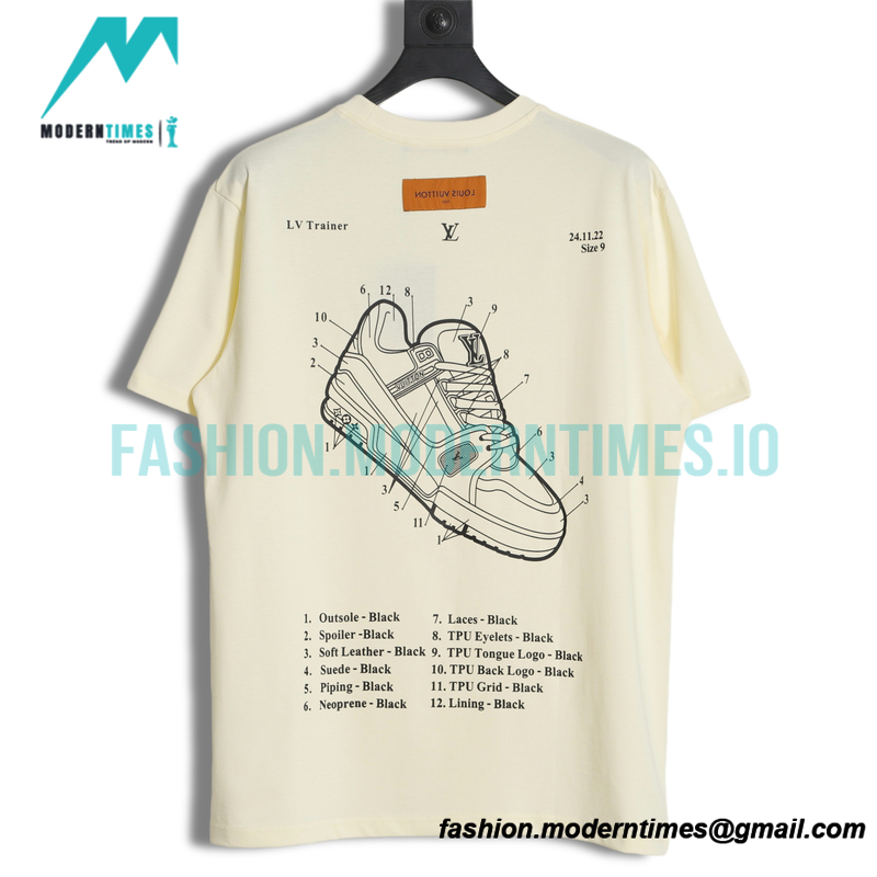 Louis Vuitton - 23ss Trainer Shoes Printed Short Sleeves