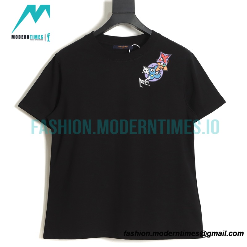 Louis Vuitton - Shoulder Cartoon Short Sleeve