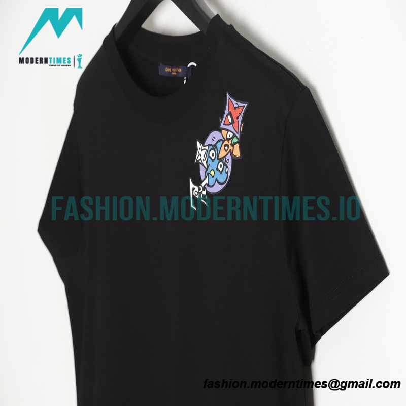 Louis Vuitton - Shoulder Cartoon Short Sleeve