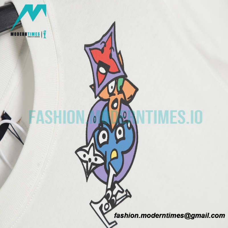 Louis Vuitton - Shoulder Cartoon Short Sleeve