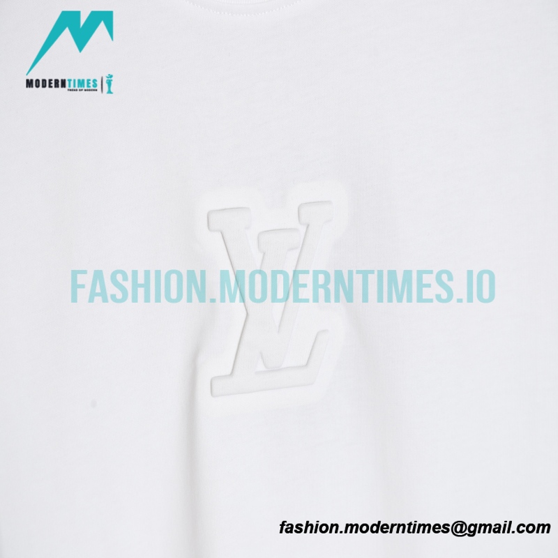 Louis Vuitton - 3D Embossed Short Sleeve T-shirt