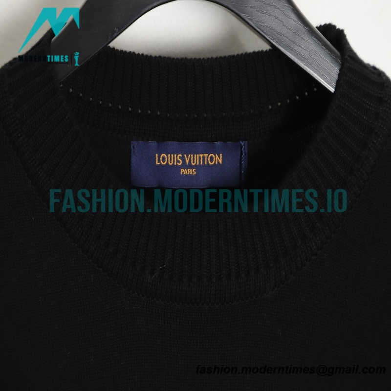 Louis Vuitton - Brooch Letter Knit Short Sleeve T-shirt