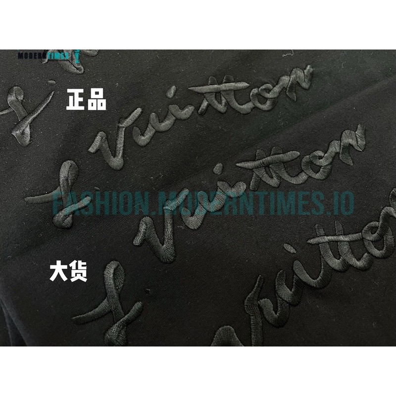  Louis Vuitton - 22SS Embroidered Letter Turtleneck With Long Sleeves