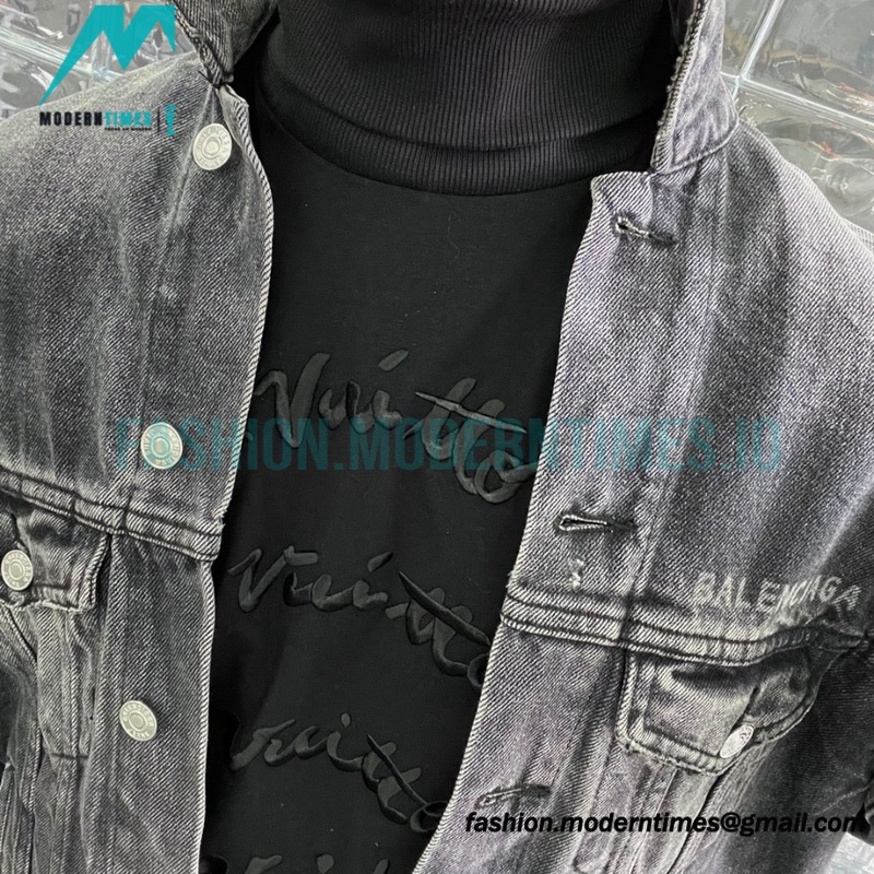  Louis Vuitton - 22SS Embroidered Letter Turtleneck With Long Sleeves