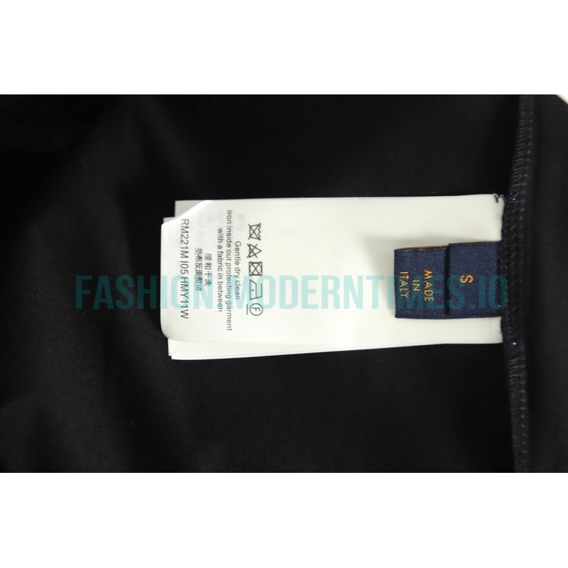  Louis Vuitton - 22SS Embroidered Letter Turtleneck With Long Sleeves