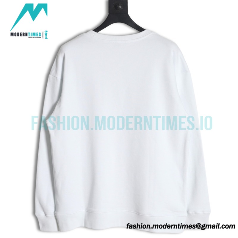 Loewe - Embroidered Logo Cotton Crew Neck Hoodie