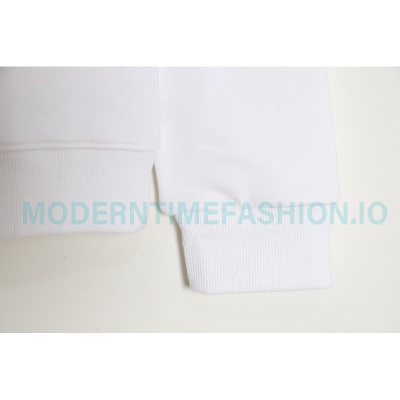 Loewe - 23Fw Pocket Embroidered Crew Neck Hoodie