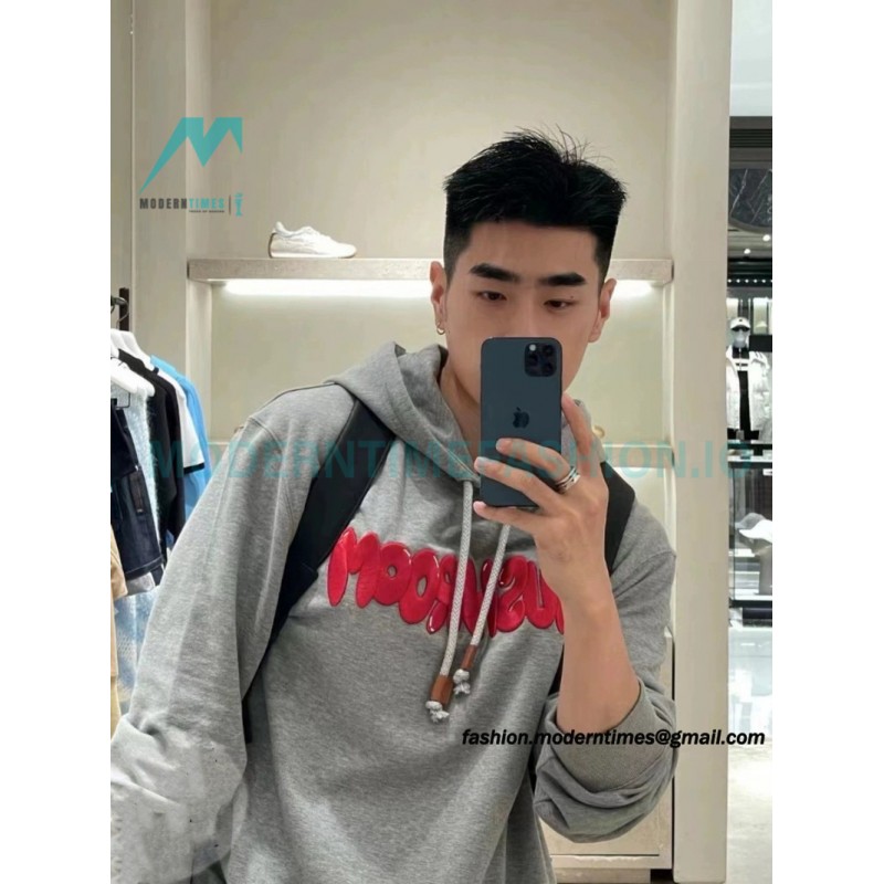 Loewe - 23FW Mushroom Alphabet Embroidered Hoodie