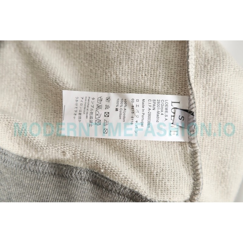 Loewe - 23FW Mushroom Alphabet Embroidered Hoodie