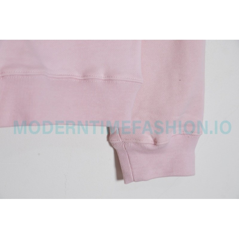 Loewe - 23FW Flame Embroidered Leather Pocket Hoodie