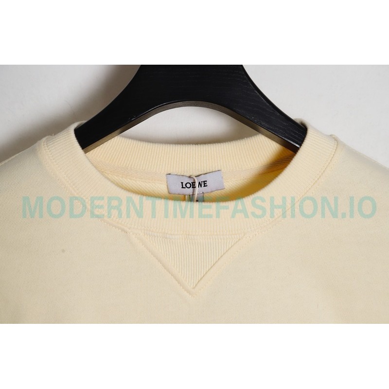 Loewe - Classic Embroidered Big Logo Crew Neck Hoodie