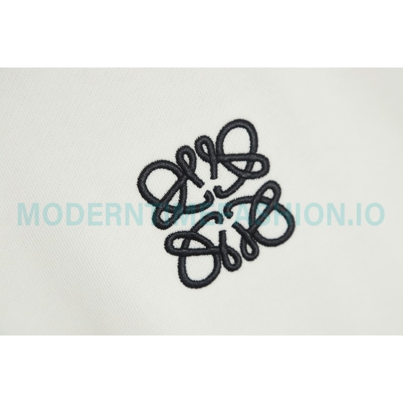 Loewe - Streamlined The Classic Embroidered Crewneck Hoodie