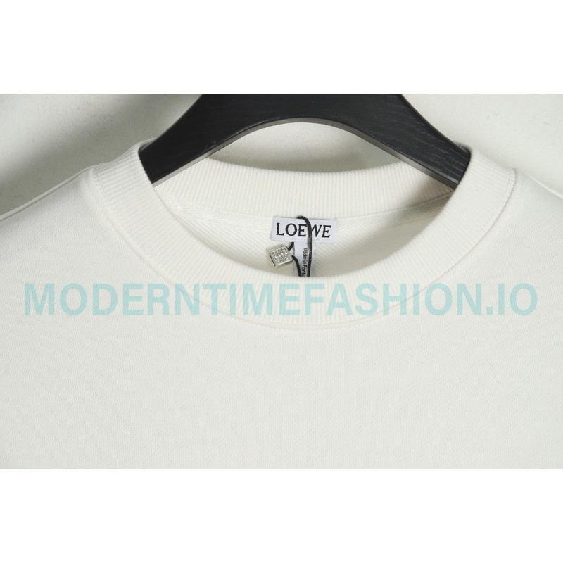 Loewe - Streamlined The Classic Embroidered Crewneck Hoodie