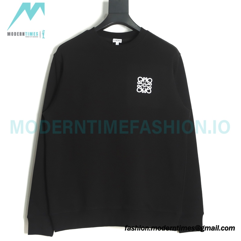 Loewe - Streamlined The Classic Embroidered Crewneck Hoodie