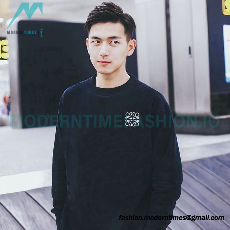 Loewe - Streamlined The Classic Embroidered Crewneck Hoodie