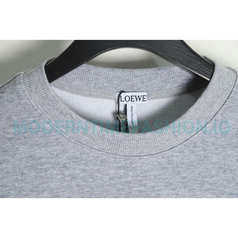 Loewe - Streamlined The Classic Embroidered Crewneck Hoodie