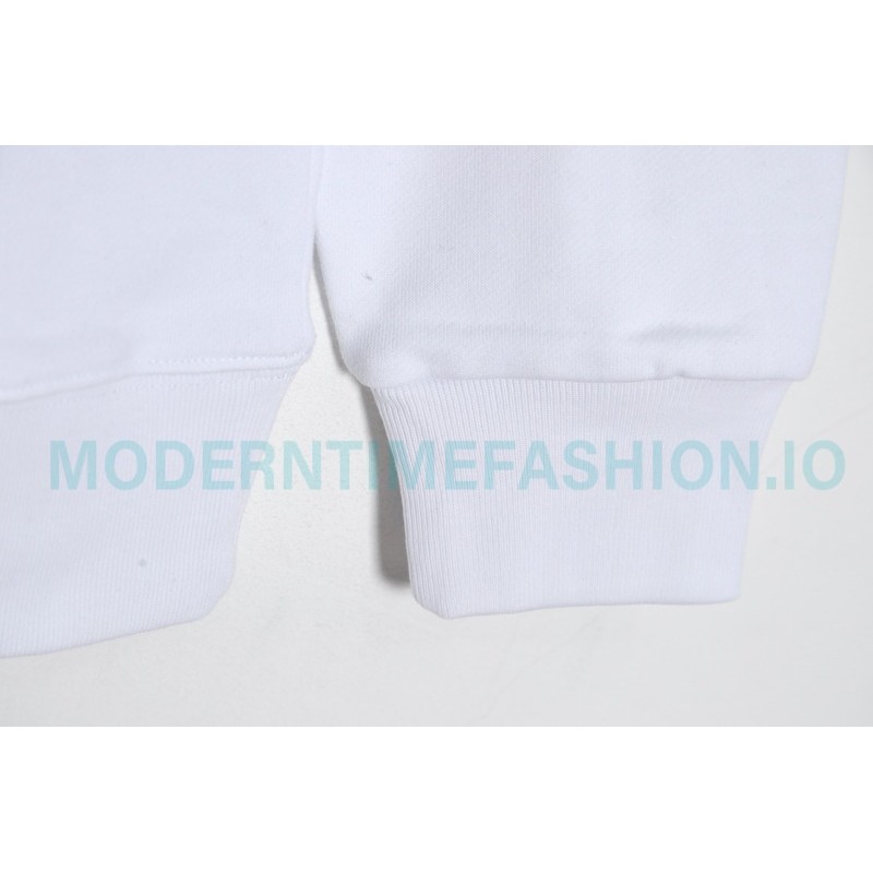 Loewe - Pocket Logo Three-dimensional Color Contrast Embroidered Crewneck Hoodie