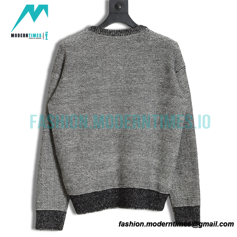 Loewe - 22FW Color Contrast Dotted Jacquard Crew-neck Sweater