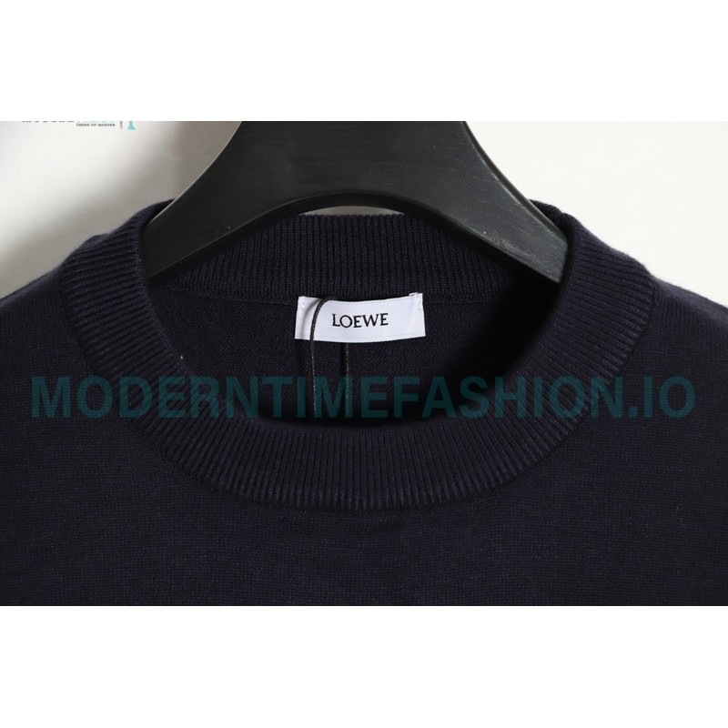 Loewe - 23ss New Front Anagram Crewneck Sweater