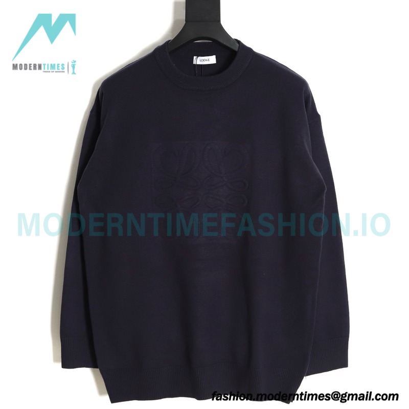 Loewe - 23ss New Front Anagram Crewneck Sweater