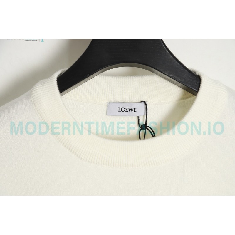 Loewe - 23ss New Front Anagram Crewneck Sweater