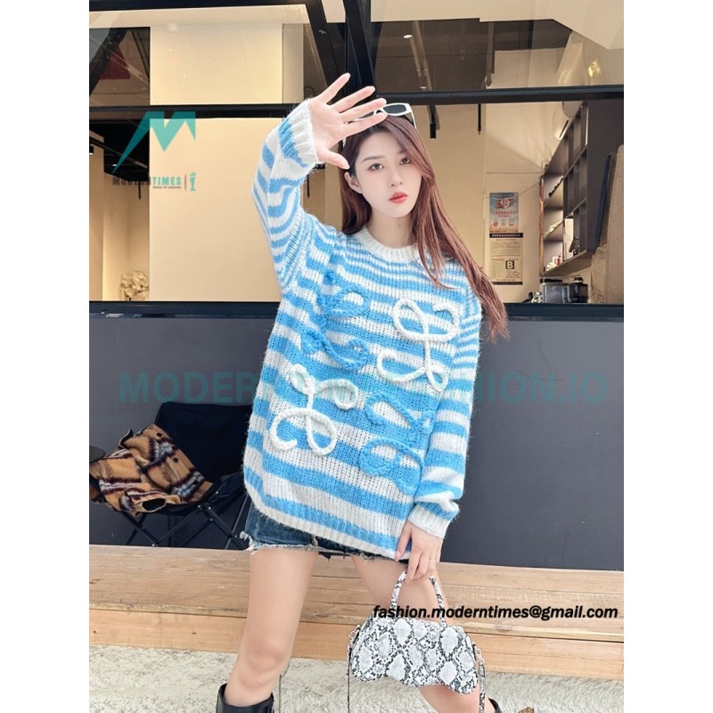 Loewe - 23FW Inlaid Striped Sweater