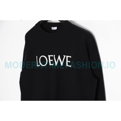 Loewe - 23FW Embroidered Logo Crewneck Sweater