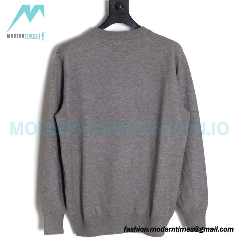 Loewe - 23FW Embroidered Logo Crewneck Sweater